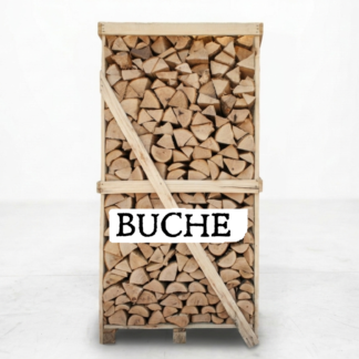 Bois de chauffage de hêtre sur palette – 30/33 cm – séché au four – 2 mètres cubes