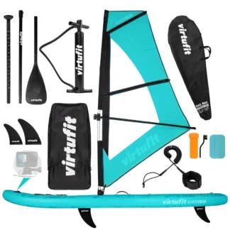 VirtuFit Surfer 305 Stand Up Paddle Board Turquoise avec kit de planche à voile inclus
