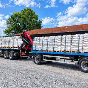 Demie Camion 12 Palettes Granulés de bois Français 936 Sacs de 15 KG