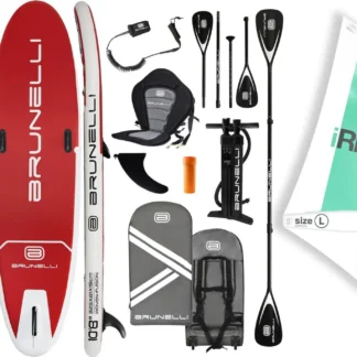 BRUNELLI 10.8 Planche de windsurf iSUP gonflable Stand Up Paddle iRIG L Voile